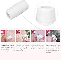 Vista 6 de Accesorio para depiladora eléctrica de hilo de algodón, removedor de pelo facial, afeitadora de pelo, depiladora de belleza, hilo de roscado