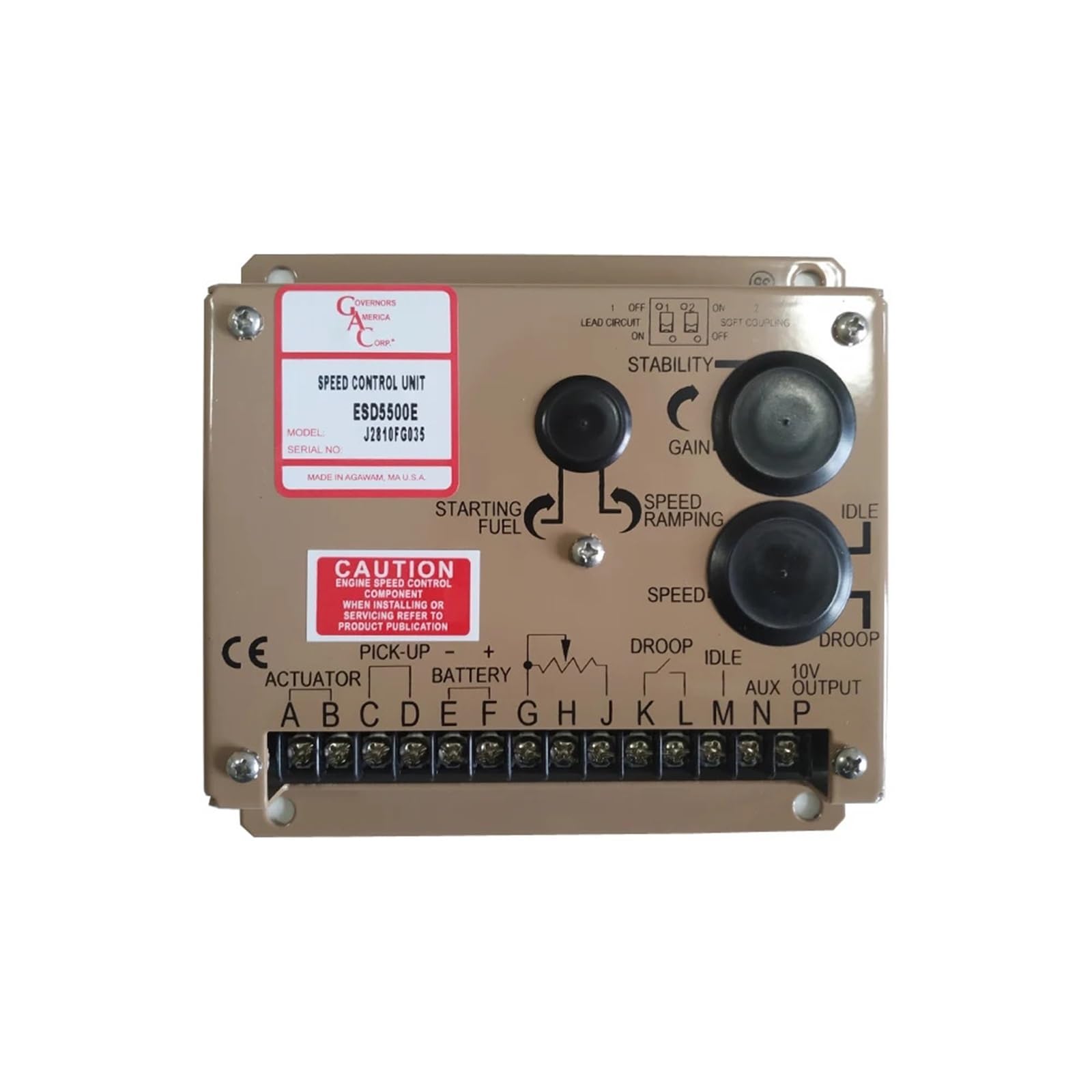DWFSKZKV ESD5500E Generator Speed Controller With