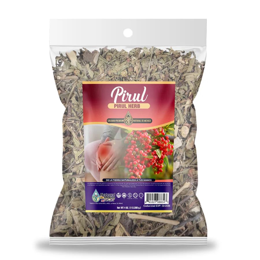 Pirul Herb Herbal Tea 4 oz.-113g Natural Mexican Herb Hierba Wild Crafted Natural De Mexico