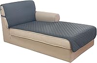 Vista 52 de U-NICE HOME Funda para sillón reclinable, reversible, con correas elásticas, resistente al agua, protege de perros y mascotas, sillón extragrande