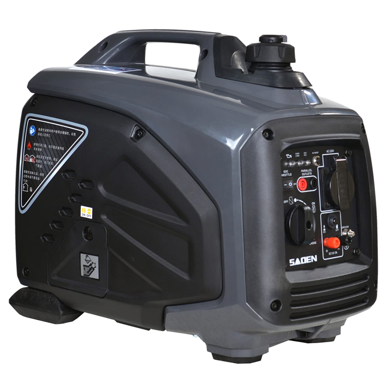 Amazon | Gmjay 1000Wサイレントポータブルガソリン発電機電気モーター