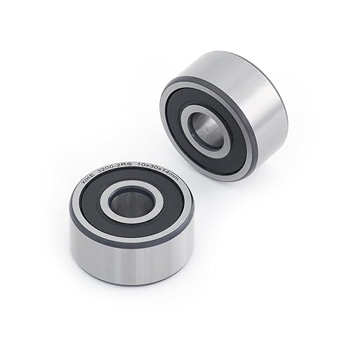 Miniatura 14 de XIKE 1 Pcs 3206-2RS/5206-2RS Sealed Angular Contact Ball Bearing 30x62x23.8mm Double Row, Fits DIY/CNC/Motor/Auto A/C, Water