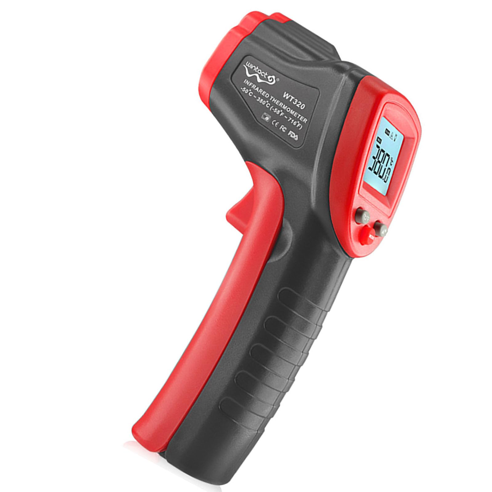 baojielai Digital Temperature Measurement Tool Thermometers for Industrial -50 to 380? Handheld Temp Reader with Backlit Auto Off