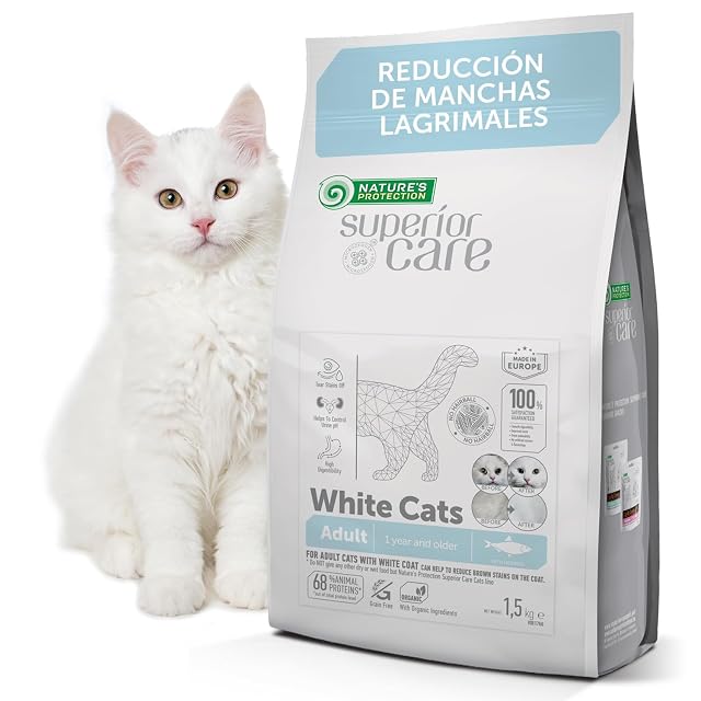 Nature's Protection Superior Care Pienso Gato Adulto Blanco, Arenque 1,5 kg