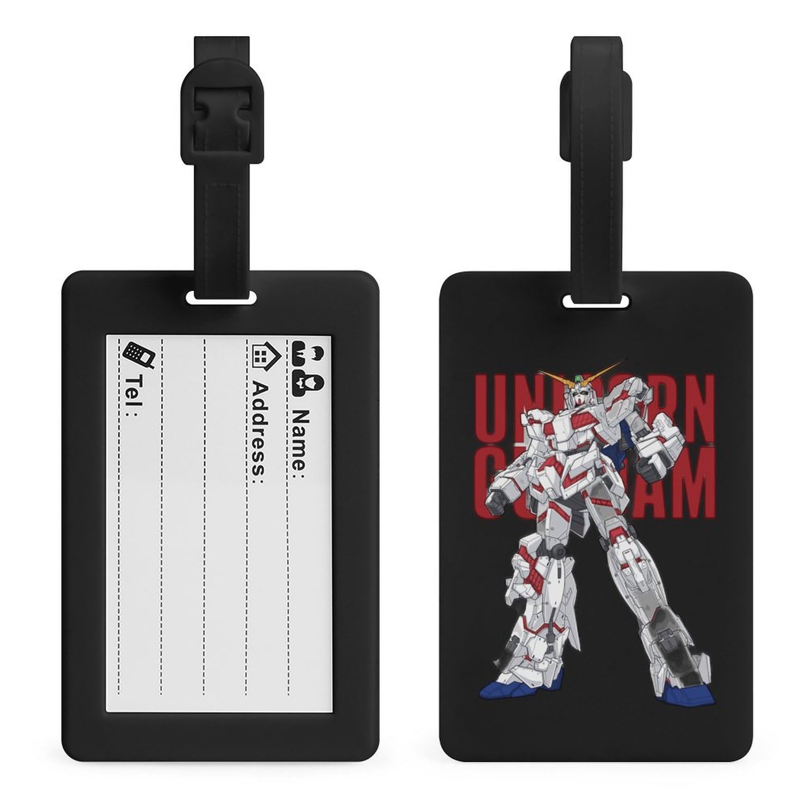 Amazon.co.jp: 荷物タグ ネオ ジオンガンダム ネームタグ TPU 名前タグ