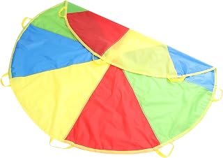TOYANDONA 1 Equipo De Entrenamiento Sensorial Paracaídas De Estrellas para Exteriores para Juguete De Paracaídas para Paracaídas De Estrella Paracaídas De Bebé Tela Azul