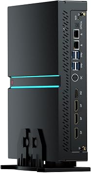 Thdeukoty Mini Gaming PC i9-13900F with GeForce RTX4070, Mini Game Desktop Computer 64G DDR5 RAM 4T SSD, Windows 11 Pro, WiFi6E BT5.3, Optical, 1* HDMI 3* DP, 8K, Four Display for Gaming/Design