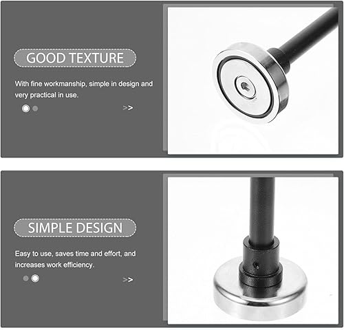 Miniatura 3 de Gadpiparty Herramienta de medición de leña magnética, herramienta de corte de leña ajustable que ajusta libremente el medidor de leña que se fija a