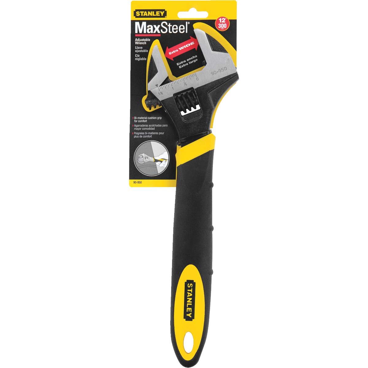 Stanley 90-950 Llave ajustable MaxSteel de 12 pulgadas