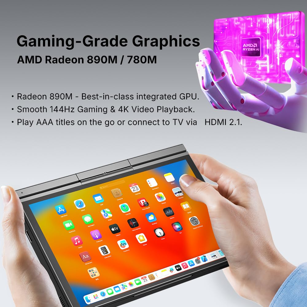 Amazon.com : LANRUO GPD Pocket 4 [AI 370-32GB+2TB] Modular