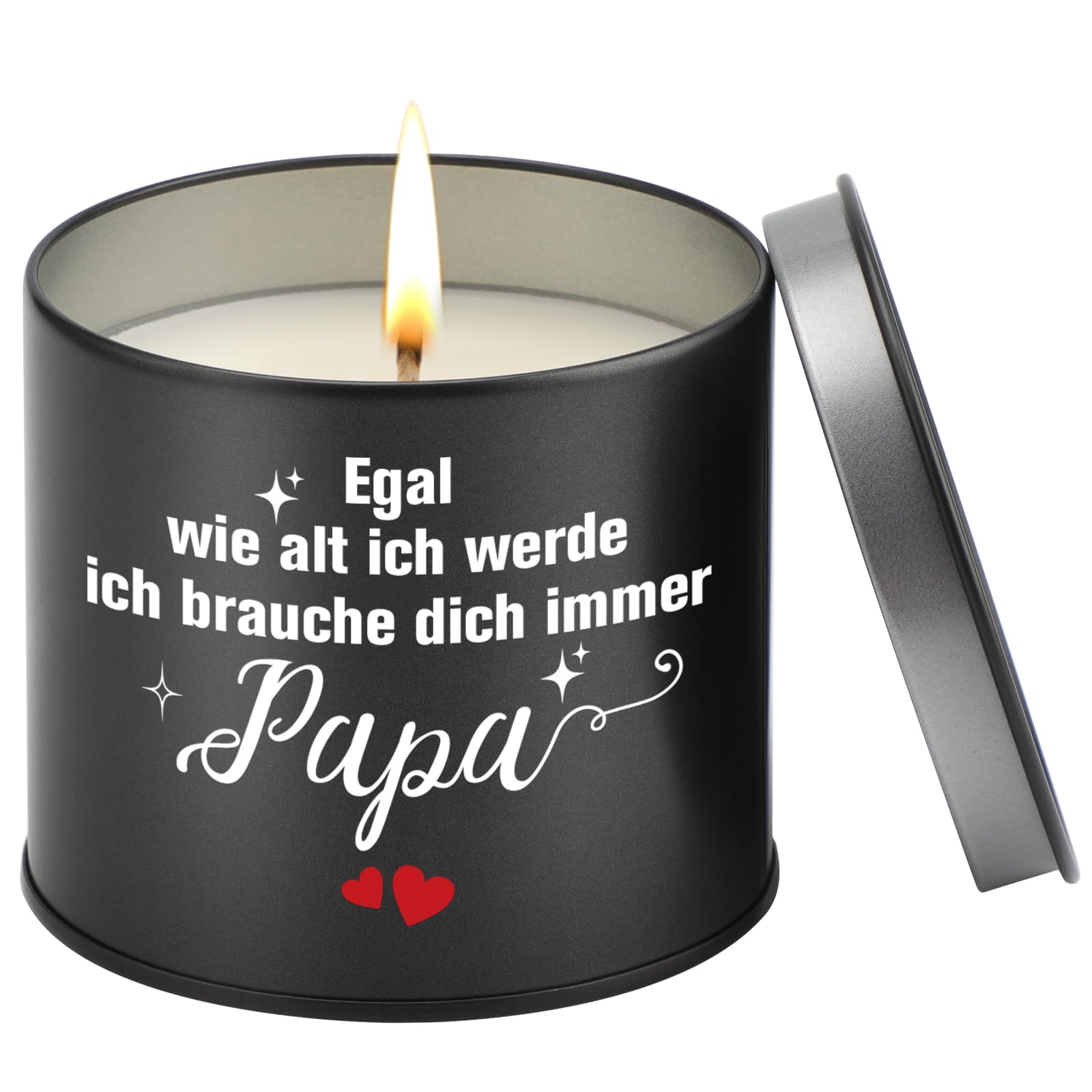 PRSTENLY Vatertagsgeschenke für Papa, Geburtstagsgeschenk für Papa 9oz Duftkerze von Tochter Sohn, Vater Geschenk Geburtstag, Geschenke zum Vatertag Weihnacht Valentinstag