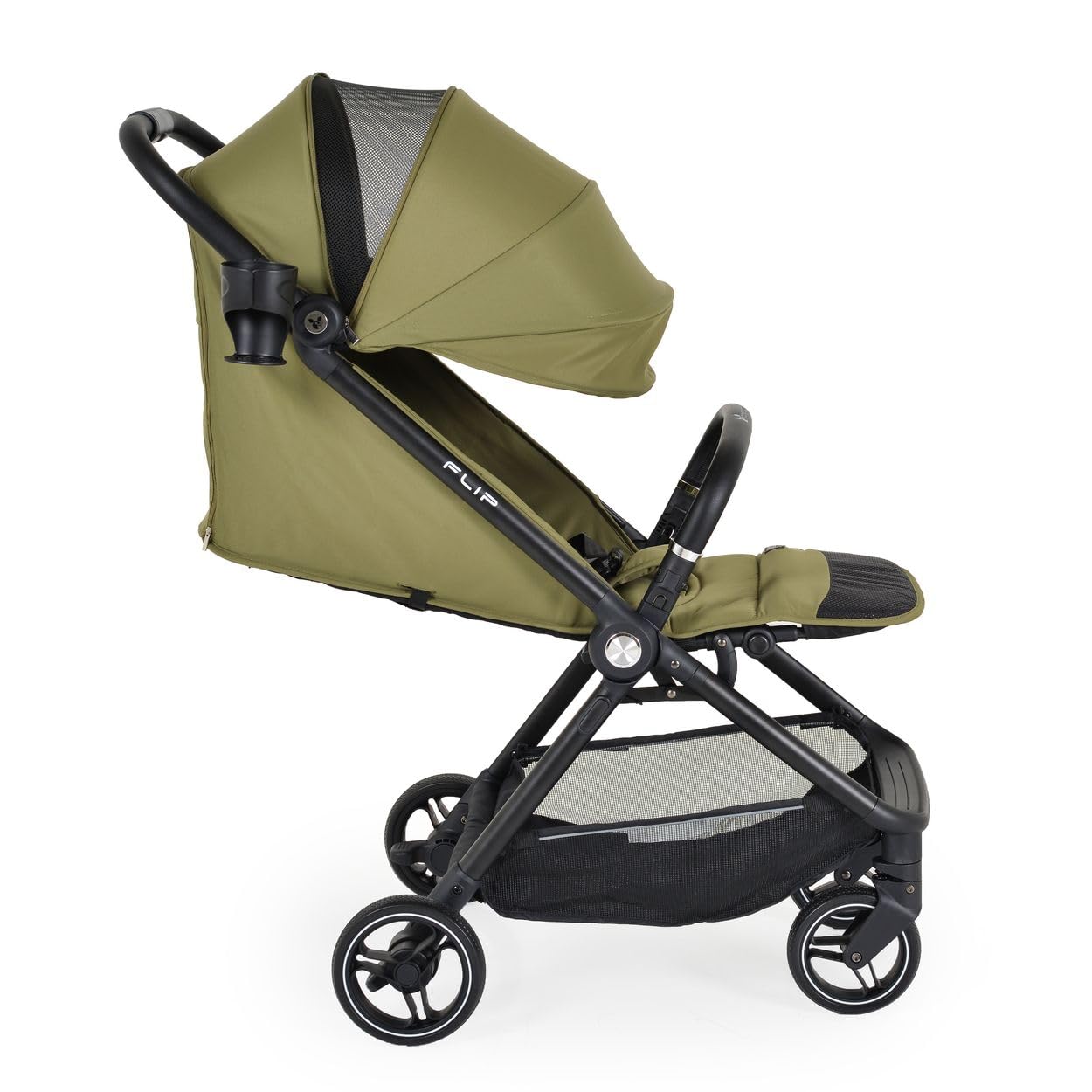 Cangaroo Kinderwagen, Sommerbuggy Flip klappbar Getränkehalter Korb Stoßdämpfer grün