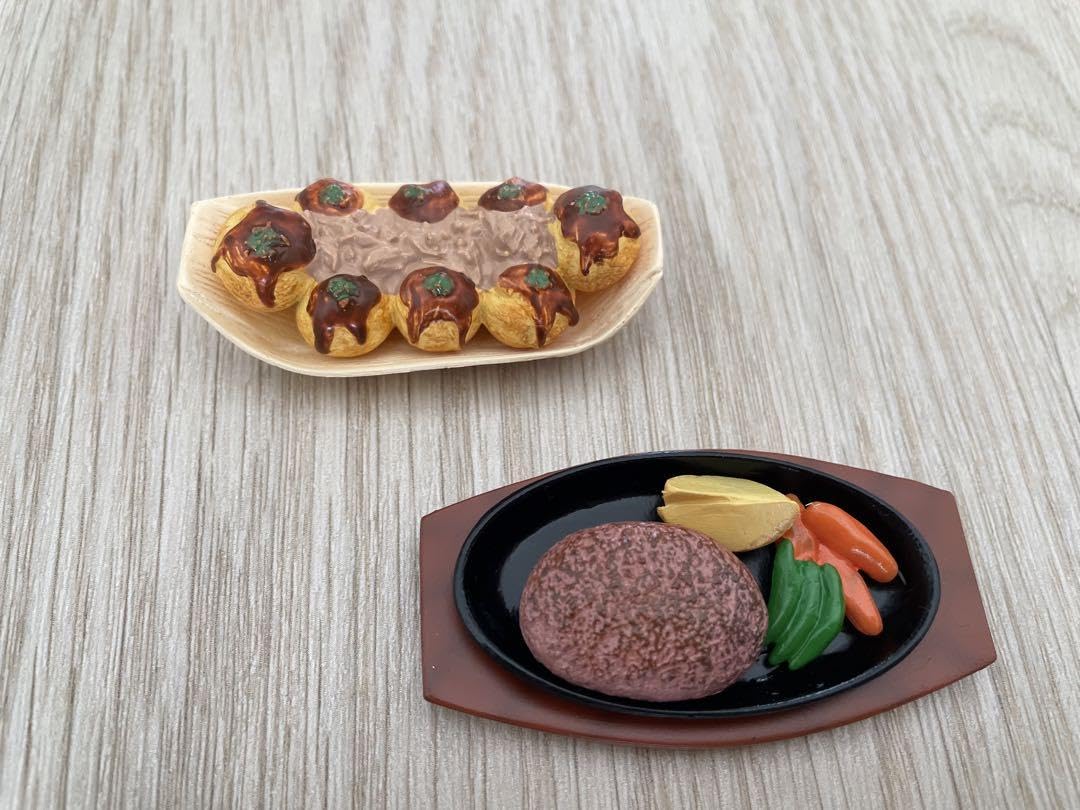 Amazon.co.jp: ミニチュア 食品サンプル EIKOH エイコー ハンバーグ＋