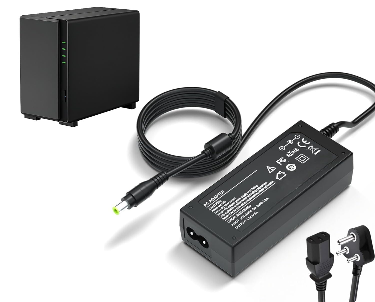 12V 5A Power Supply Adapter Compatible with Most NAS Storage Systems-image-41