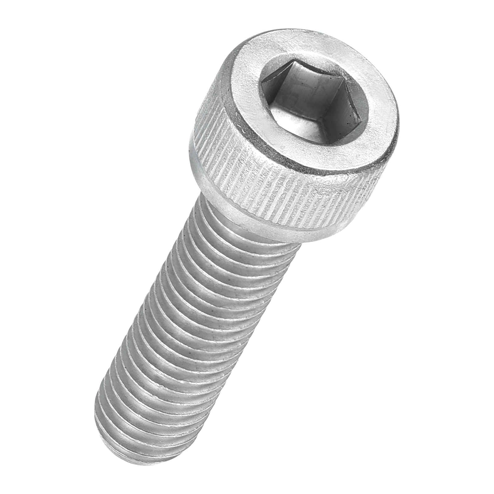 Kozelo 10pcs Socket Head Cap Screws - [M8-1.25 x 30mm] 304 Stainless Steel Allen Socket Drive for Electrical Motor 3D Printing Fan Engine Replacement Use, Silver — image 1