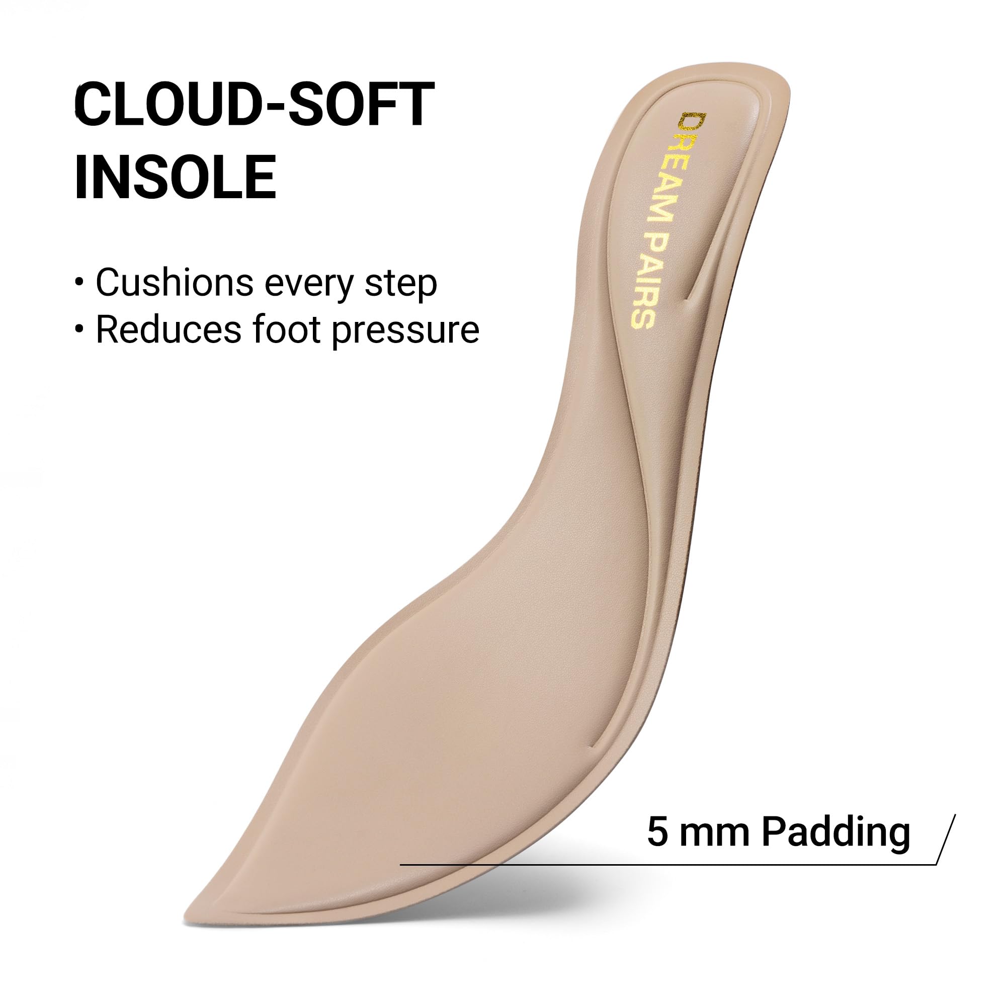 DREAM PAIRS Czółenka damskie - Classic Comfort, granatowy, 38.5 EU