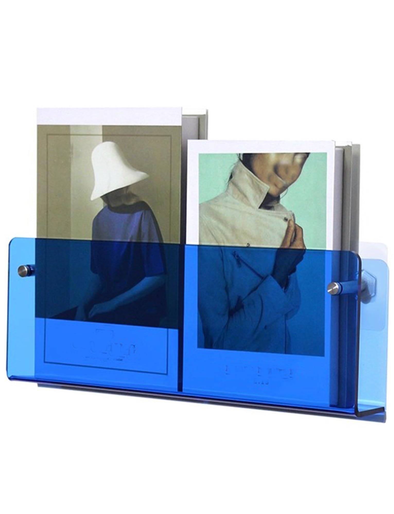 BTYQKZVPM Modern Acrylic Magazine Rack, Acrylic Wall Mounted Magazine Rack No Drill Brochure Holder