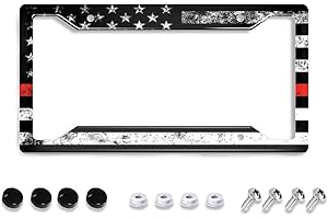 Personalized Firefighter Car Decals License Plate Frame