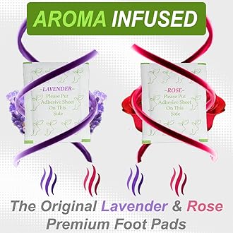 Dr. Entre's Lavender and Rose Premium Foot Pads - 10 Pack