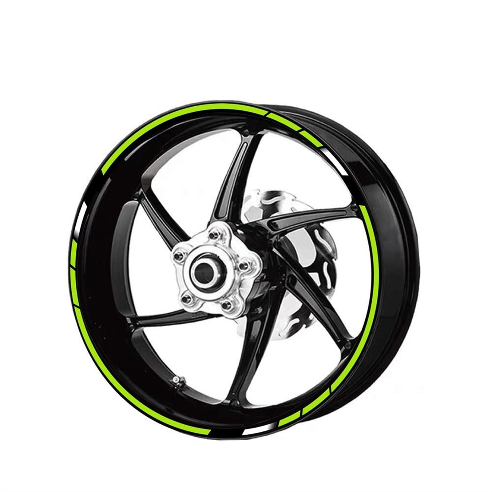 Motorcycle Wheel Stickers Reflective Rim Strips Decals 17" for HRC CBR1000RR CBR600RR CBR500R CBR300R CBR250R CBR 650R Decorative(Color3)