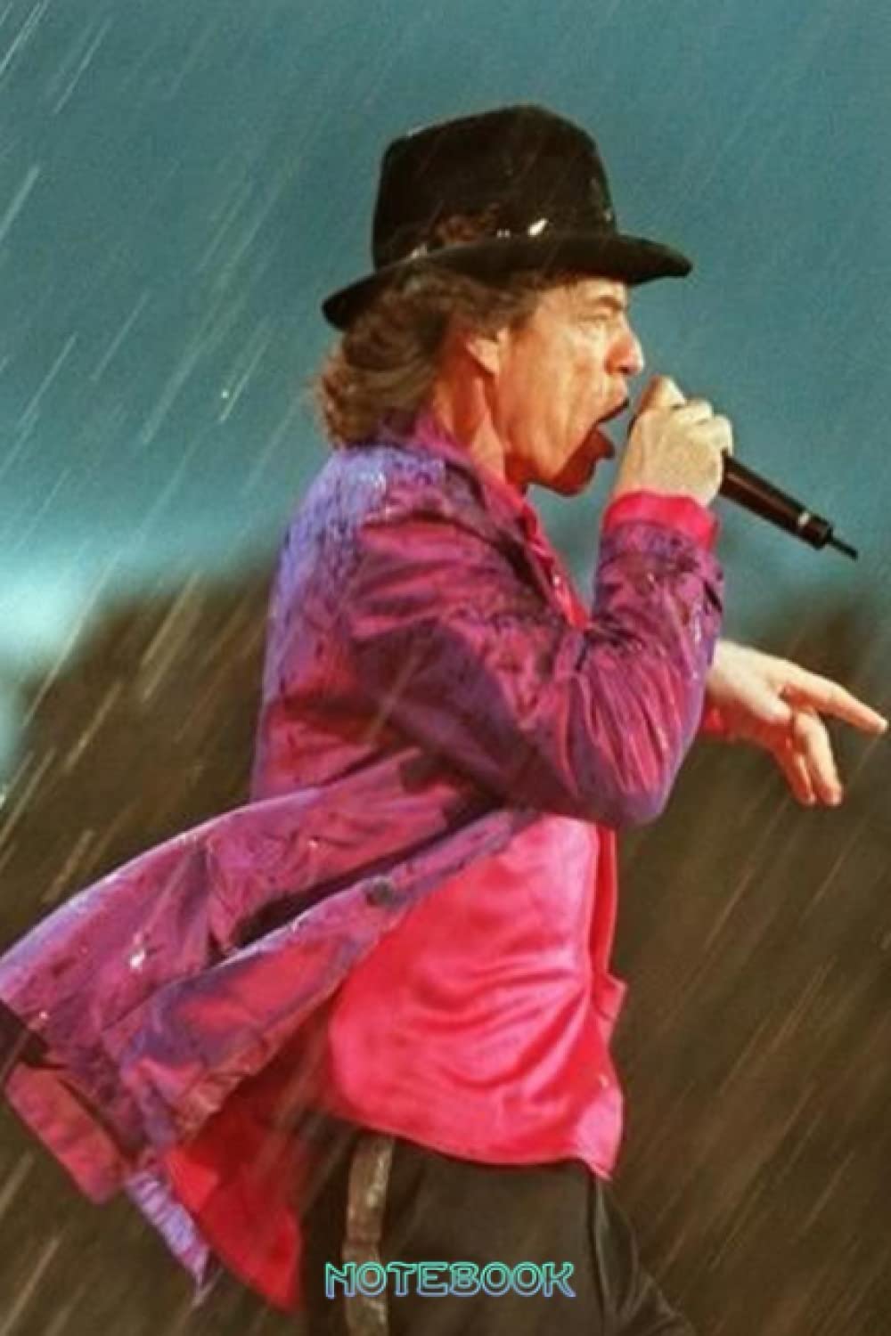 Notebook : Mick Jagger Notebook Journal Daily Planner | Gift For Fans | Christmas , Thankgiving Notebook #772