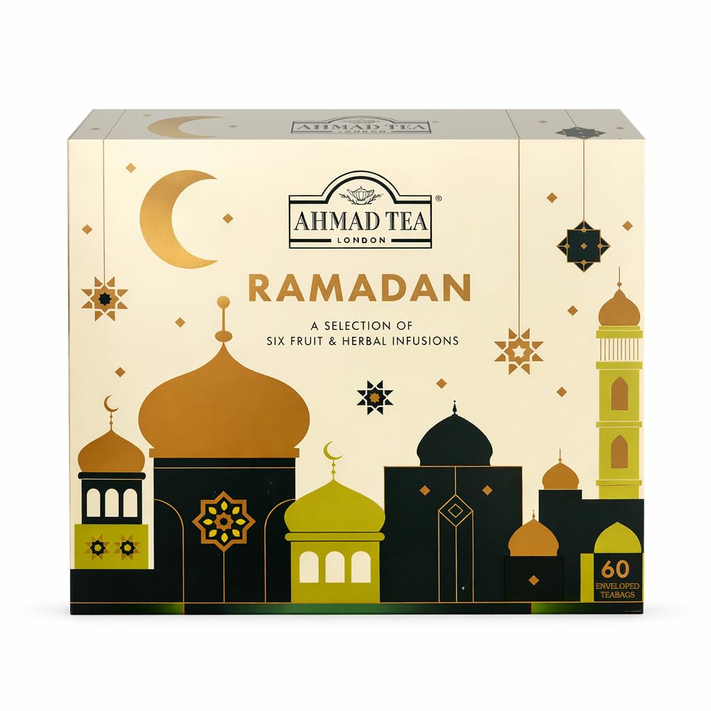 Amazon.com : Ahmad Tea - Ramadan Gift Box, 60 Teabags, Herbal