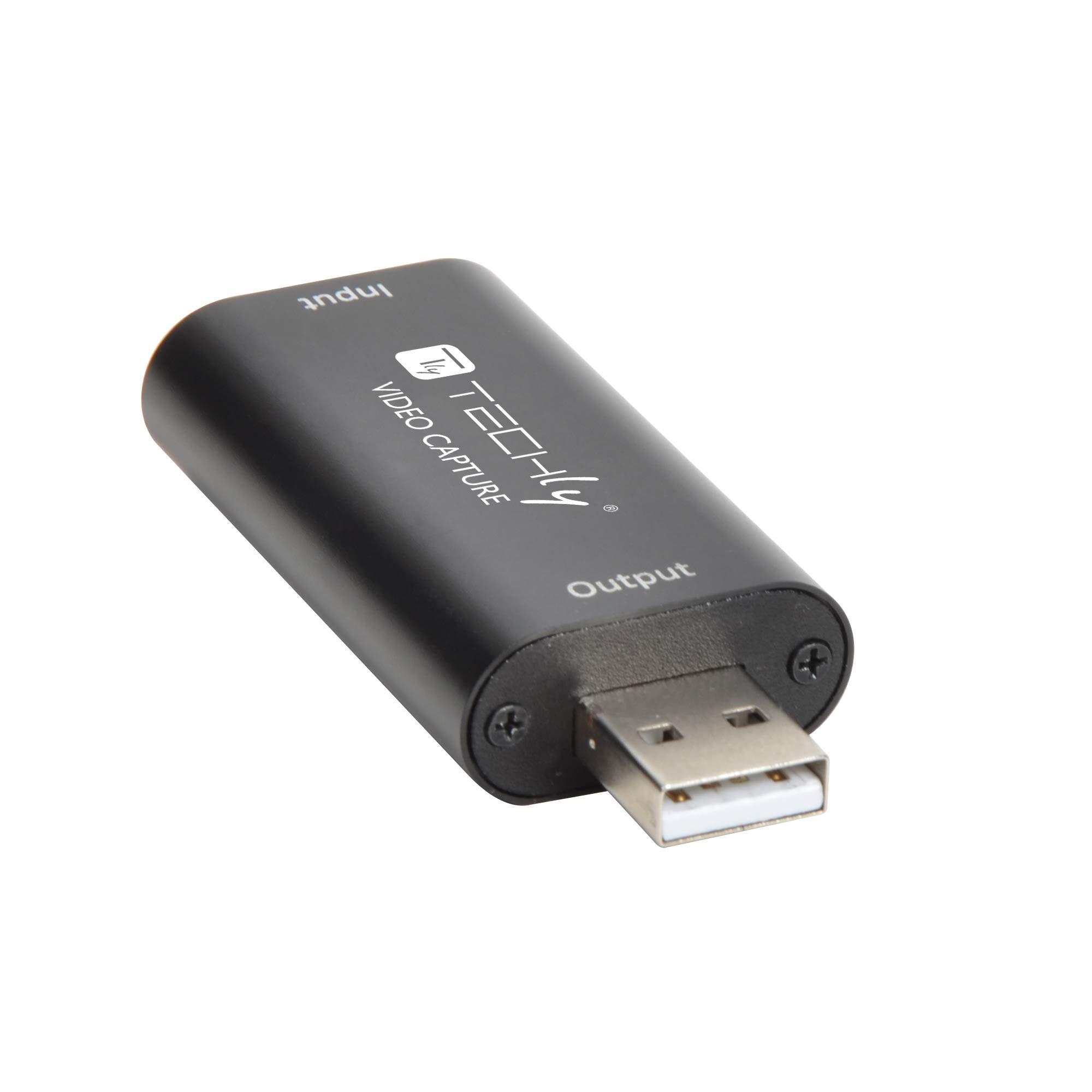 Techly 361919 - Tarjeta de Captura de vídeo HDMI 1080P, portátil, Color Negro