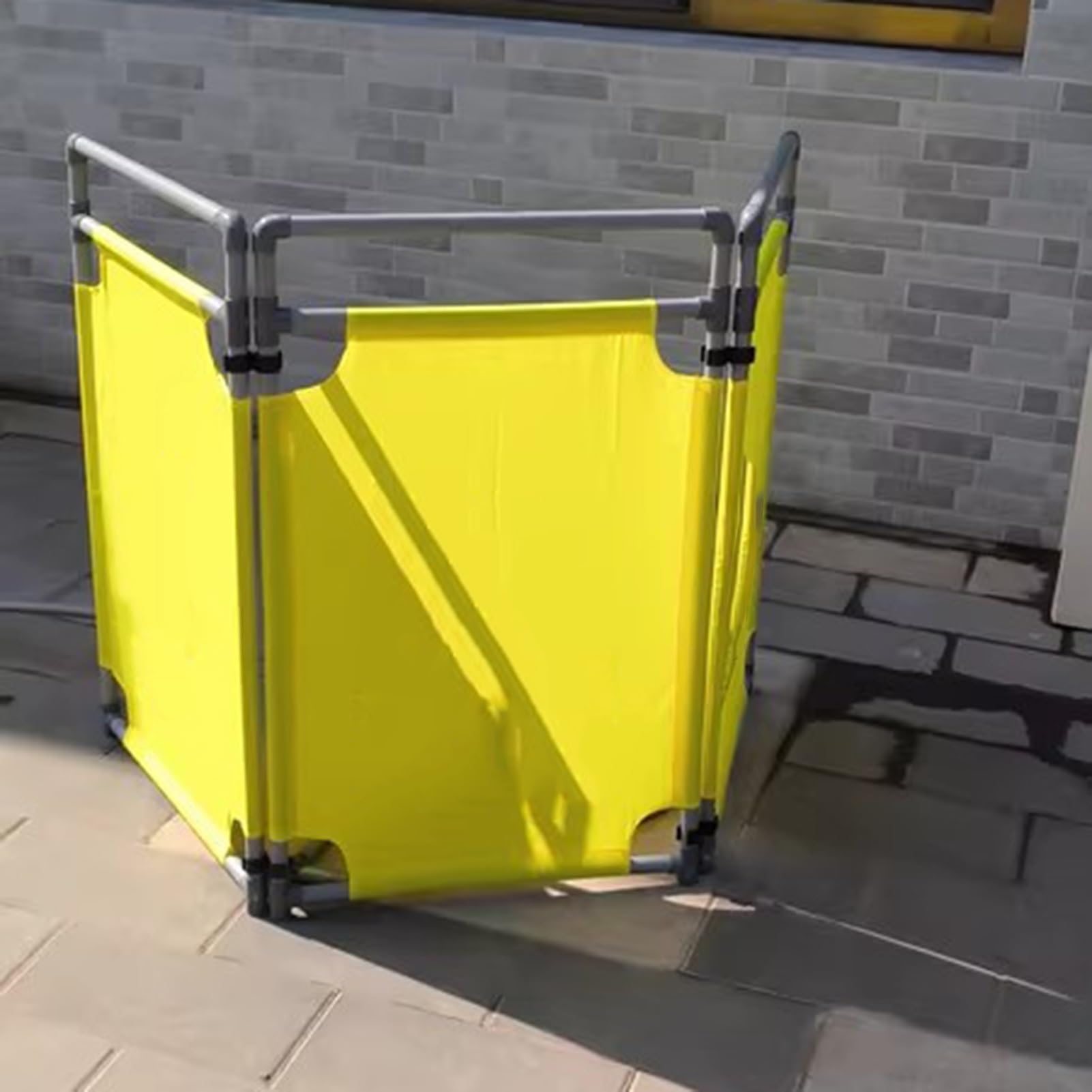 Barrera expandible de Seguridad Industrial con Tubo de PVC Resistente, Postes de Barricada de tráfico Plegables, Valla de Mantenimiento de elevación, fácil de Mover (Color: 3