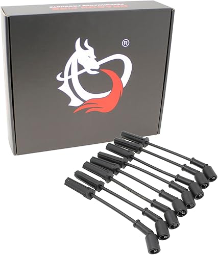 DRAGON FIRE PERFORMANCE - Juego de cables de repuesto para bujías de repuesto originales compatibles con Chevrolet GMC Cadillac Hummer 1999-2013