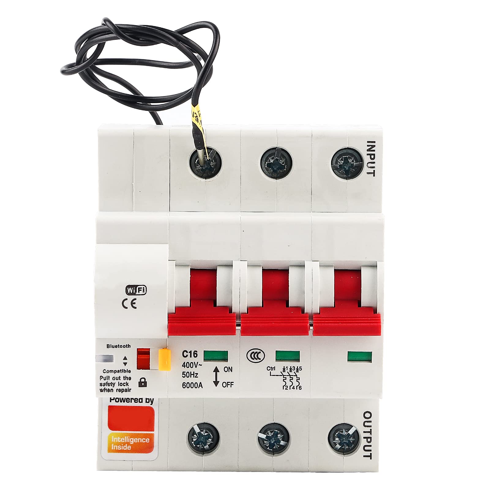 Interruttore di Interruttore WiFi Elevato Fattore di Sicurezza Antenna Incorporata Eccellente PERFORMENTA PERSONAMENTO Switch Remote (3P 16A)