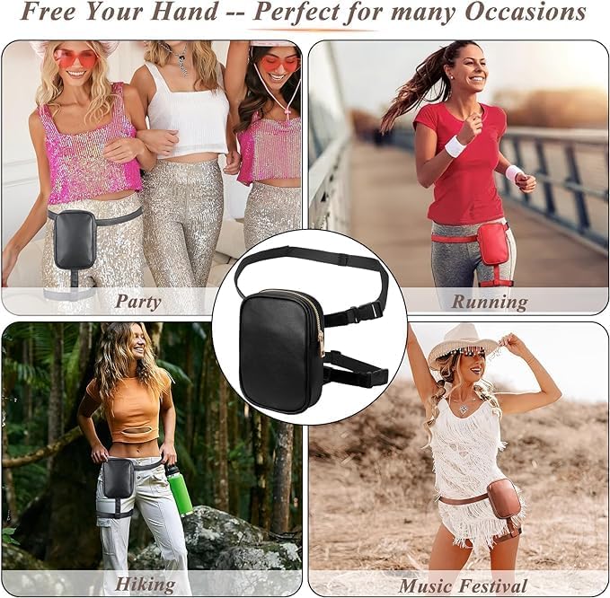 AYNEFY Thigh Harness Leg Purse, Leg Harness Bag Easy Installation Waterproof Portable Durable PU Leather for Outdoor - Image 3