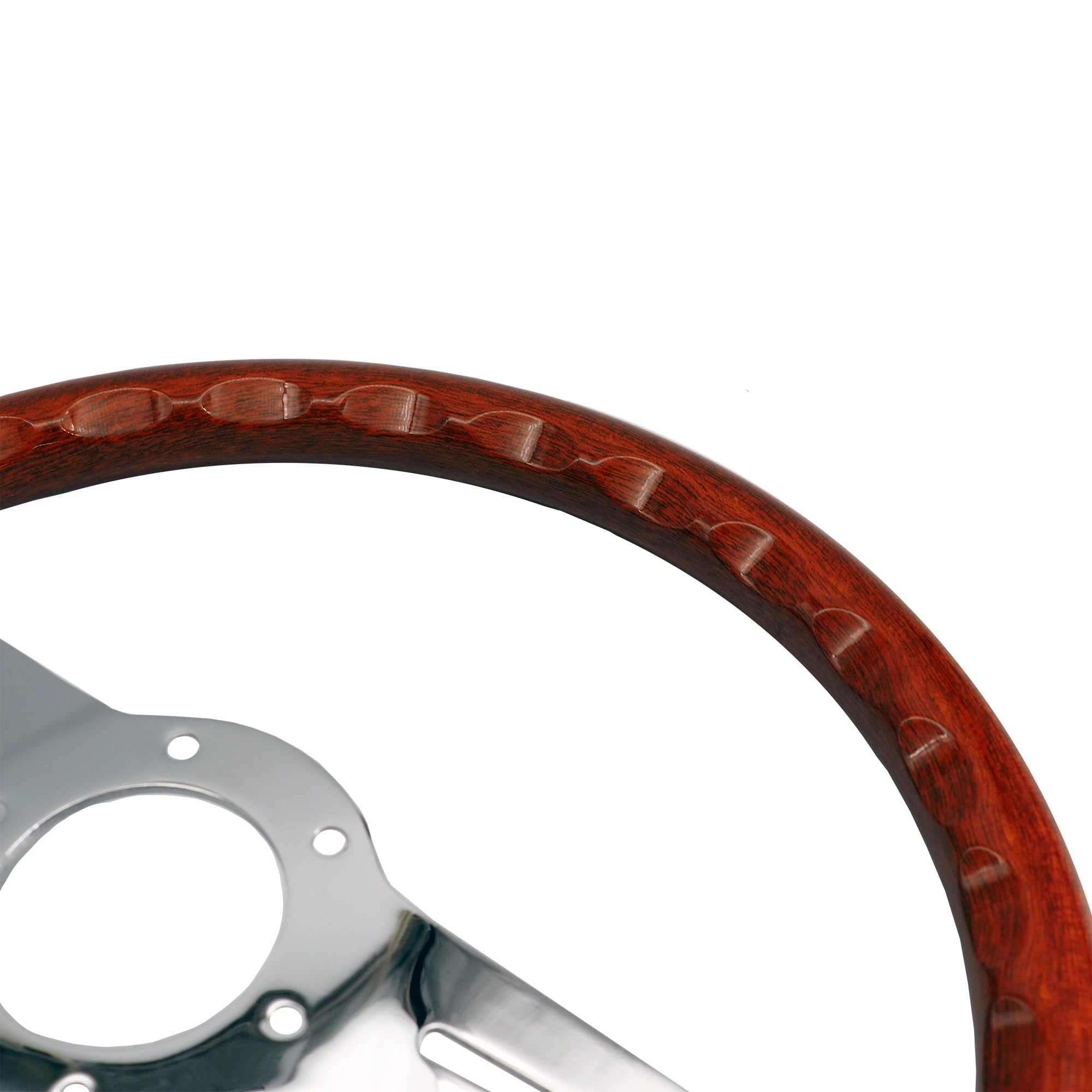 Simoni Racing Universal Lenkrad Resia - Holz - Durchmesser 350mm - Nardi-Typ Halterung