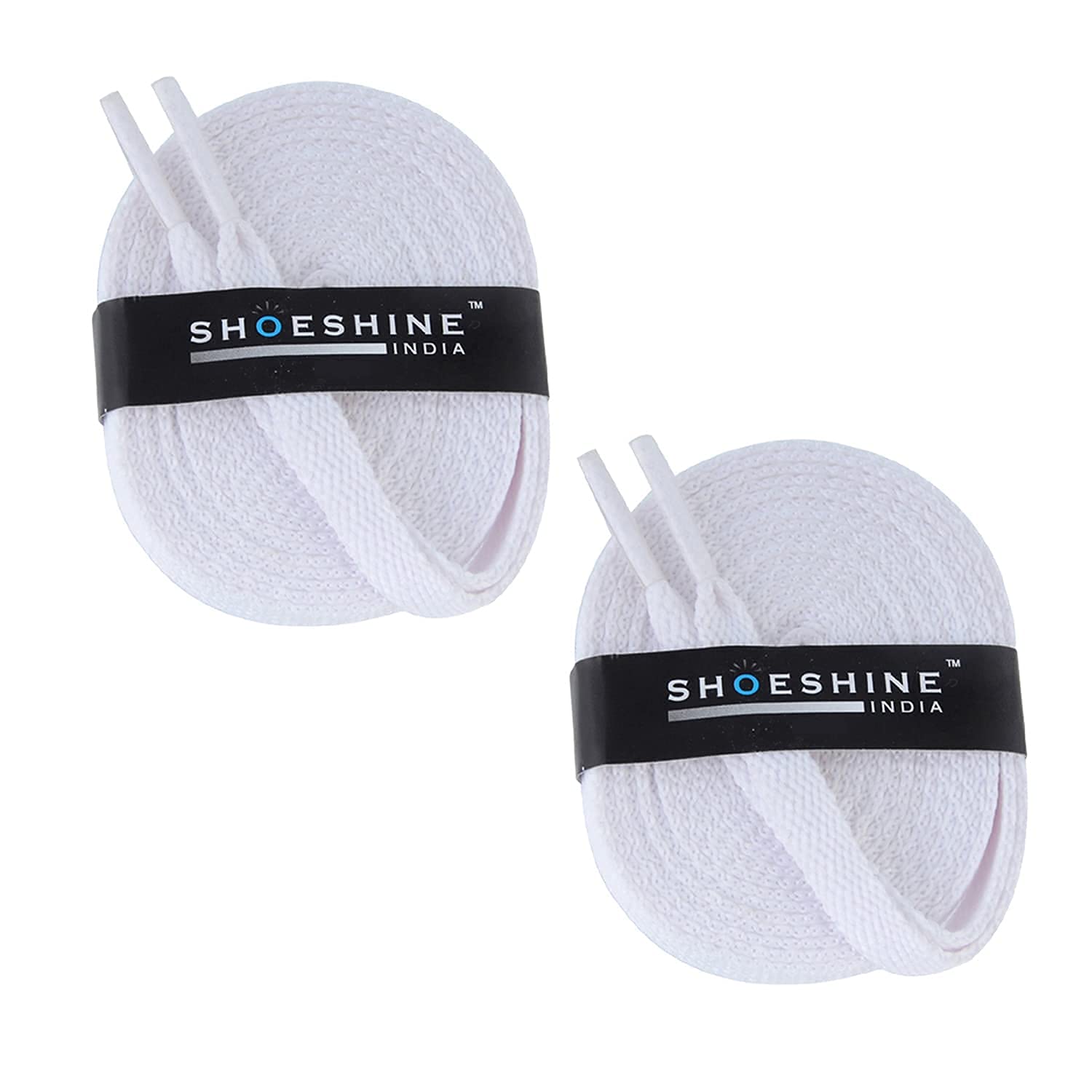 Sports & Sneakers Shoe Laces - 2 Pairs Set Flat Shoelace for Men & Women