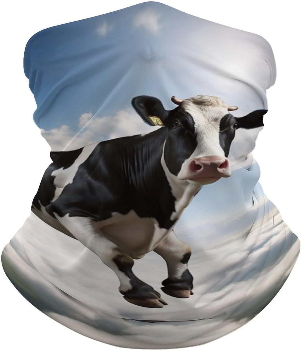 Super Cow Flying UV Protection Face Mask, Cooling Headscarf image 2