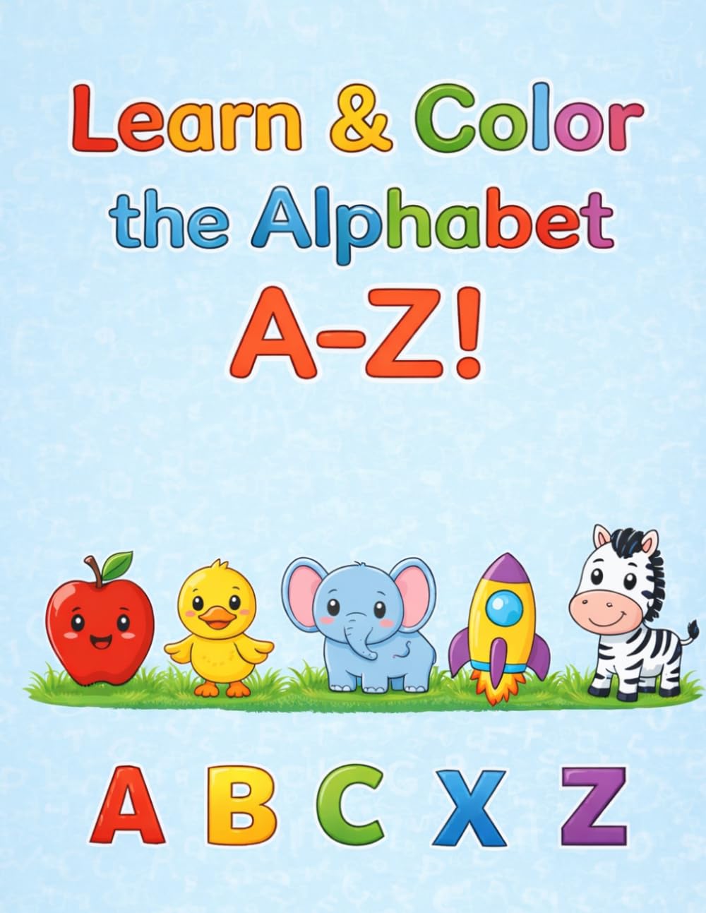 alphabet coloring book: ABC coloring book