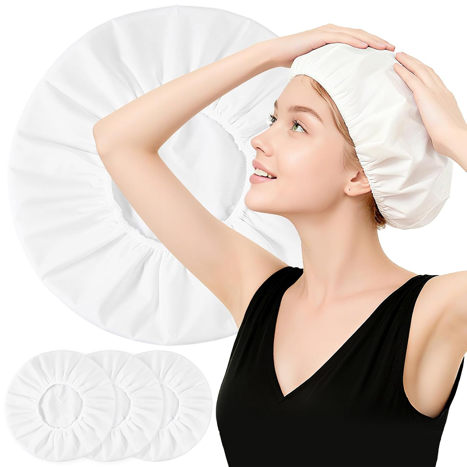 3PCS No Rinse Shampoo Caps - Rinseless Hair Washing Solution
