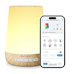 Baby Sound Machine, Momcozy White Noise Machine for Baby Sleeping with Night Light, Toddler Sleep Trainer with 34 Soothing Sounds, Timer, App Remote Control, Personal Sleep Routine(Wood Grain)