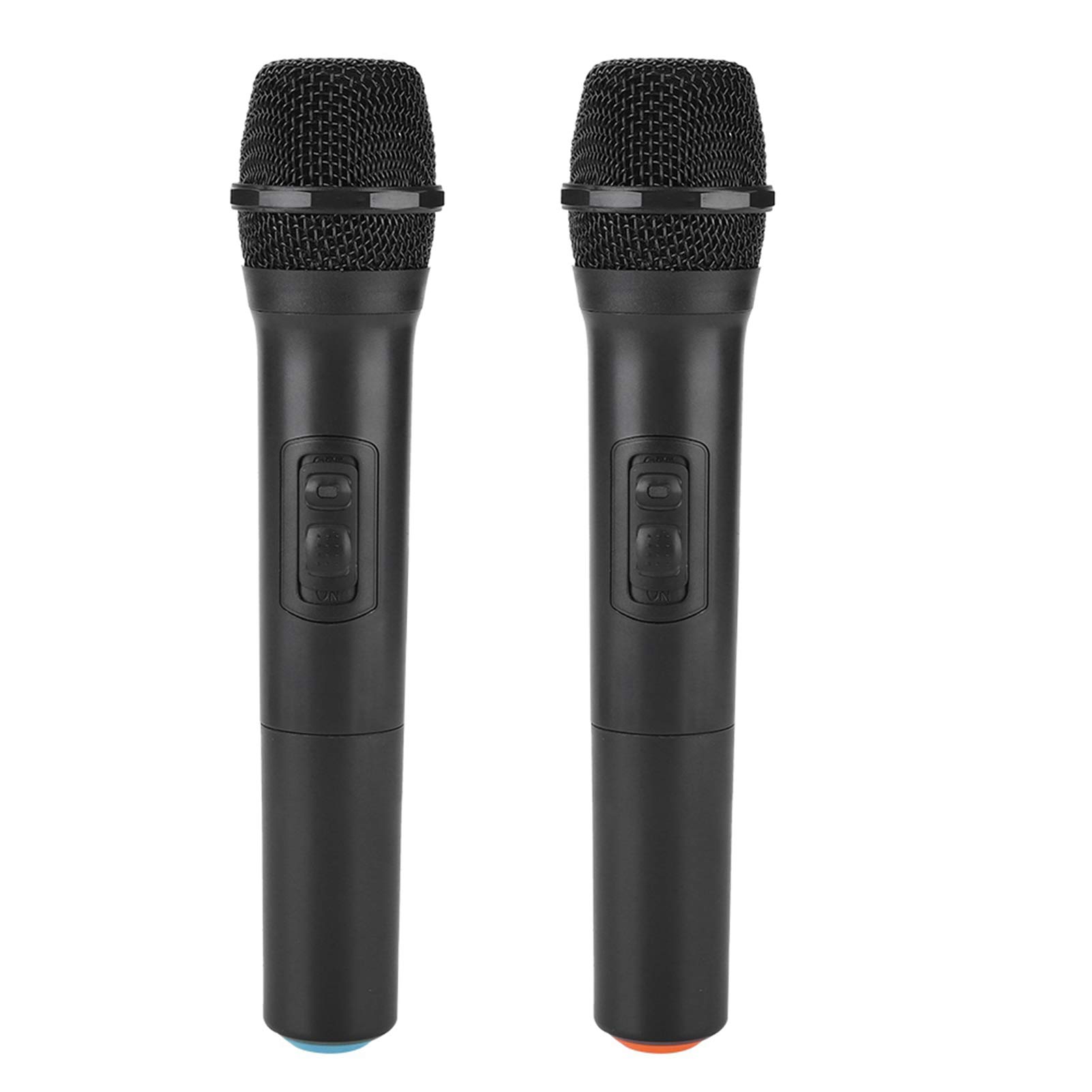 Goshyda Micrófono de Mano inalámbrico Micrófono de Mano inalámbrico VHF Universal con Receptor/Antena para Karaoke/reunión de Negocios