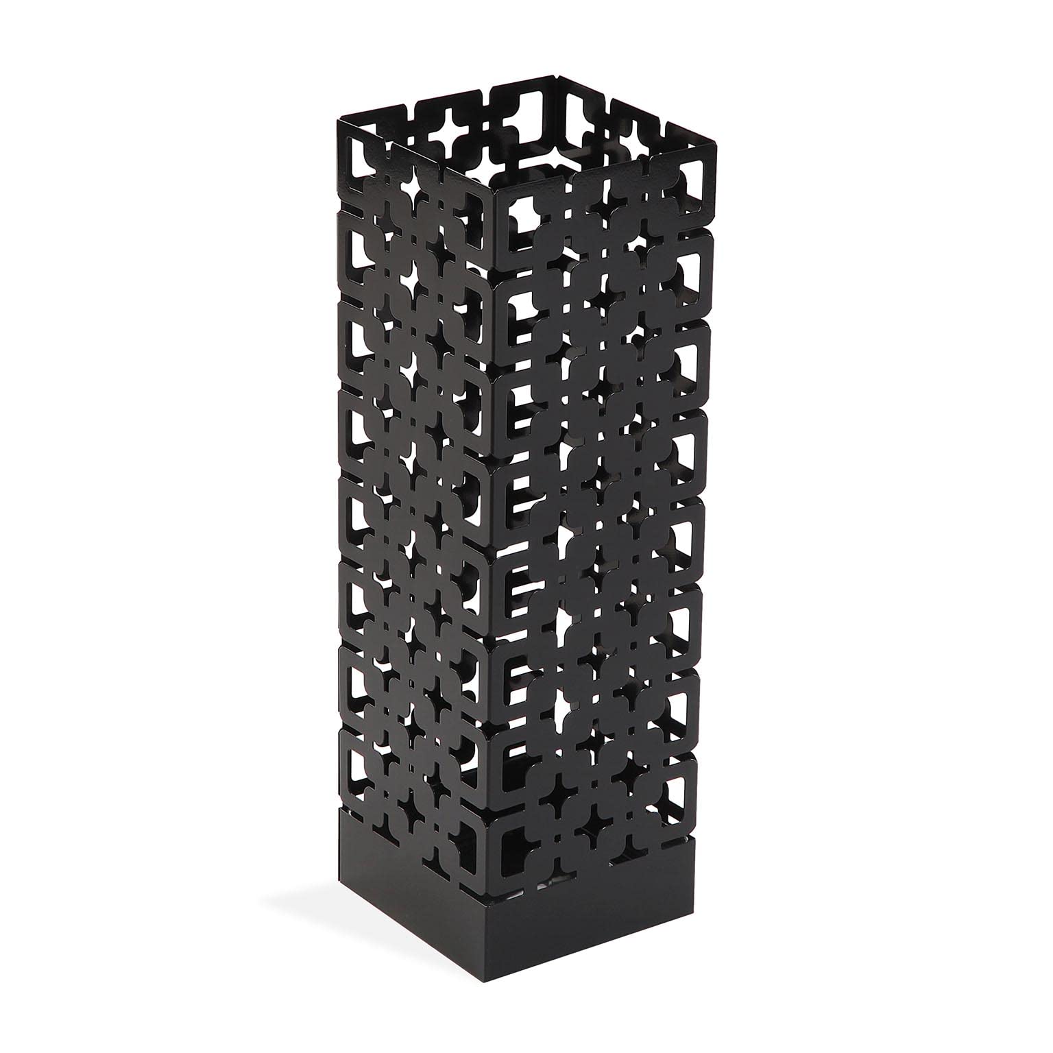 Portaombrelli Da Pavimento In Metallo 49x15.5x15.5 Cm – Design Moderno, Stabile, Per Ingresso E Corridoio, Colore Bianco