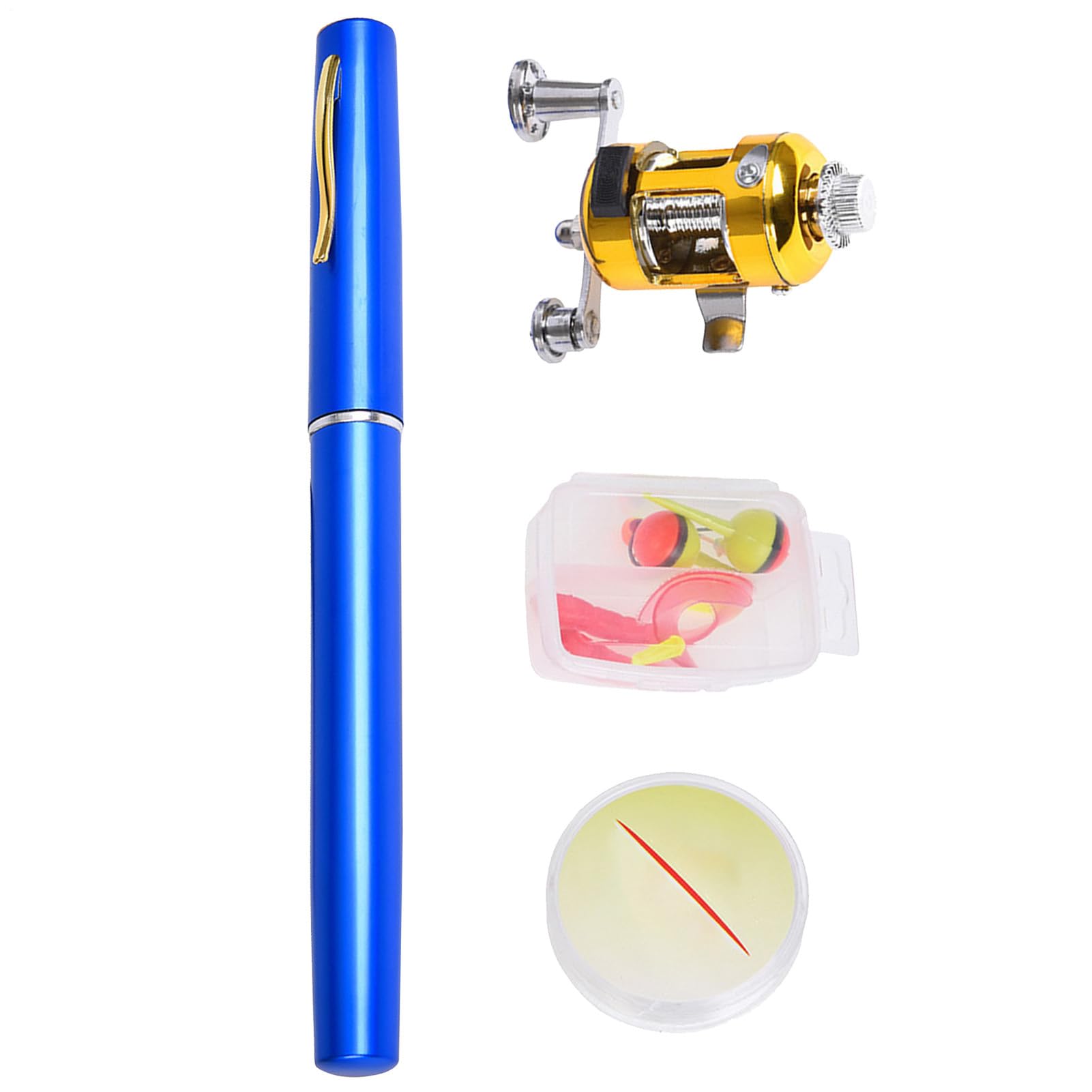 Pocket Pen Fishing Rod, Pen Rod and Reel Combo, Pocket Fishing Rod, Pen Fishing Rods, Small Fishing Pole, Pocket Fishing Pen, Fishing Pen Rod Combo, Compact Fishing Rod, Pen Fishing Rod for Hikers,