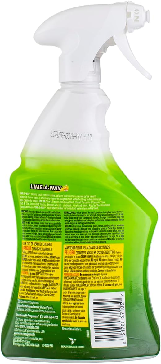 Lime-A-Way Lime Calcium Rust Cleaner, 22 oz (Pack of 2)
