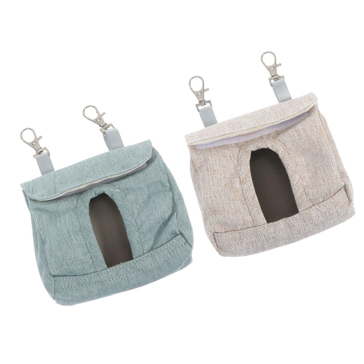 Bolsa de alimentación para conejos chinchillas jaulas tela práctica