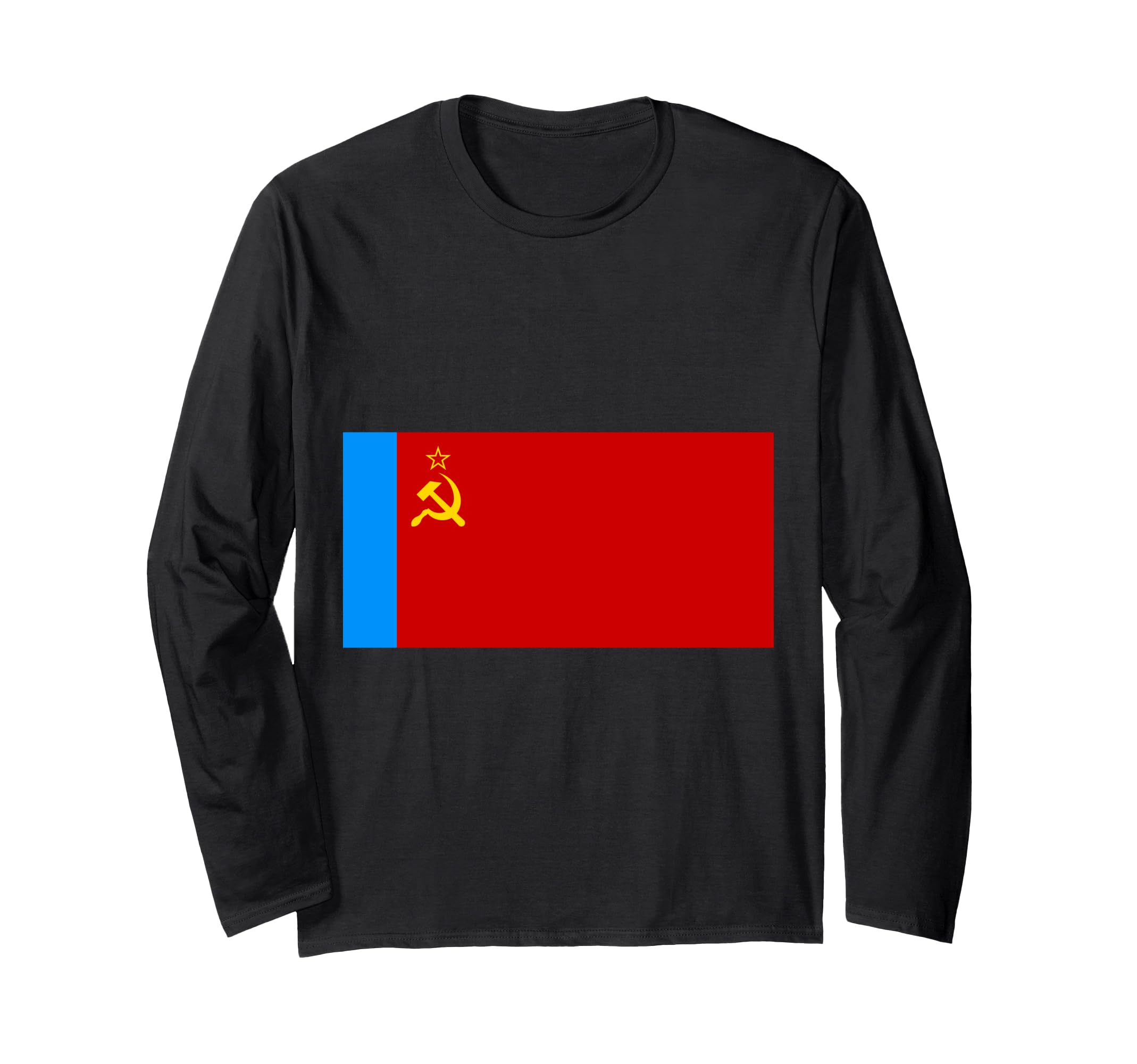 Amazon | ロシア・ソビエト連邦社会主義共和国の国旗 長袖Tシャツ | T