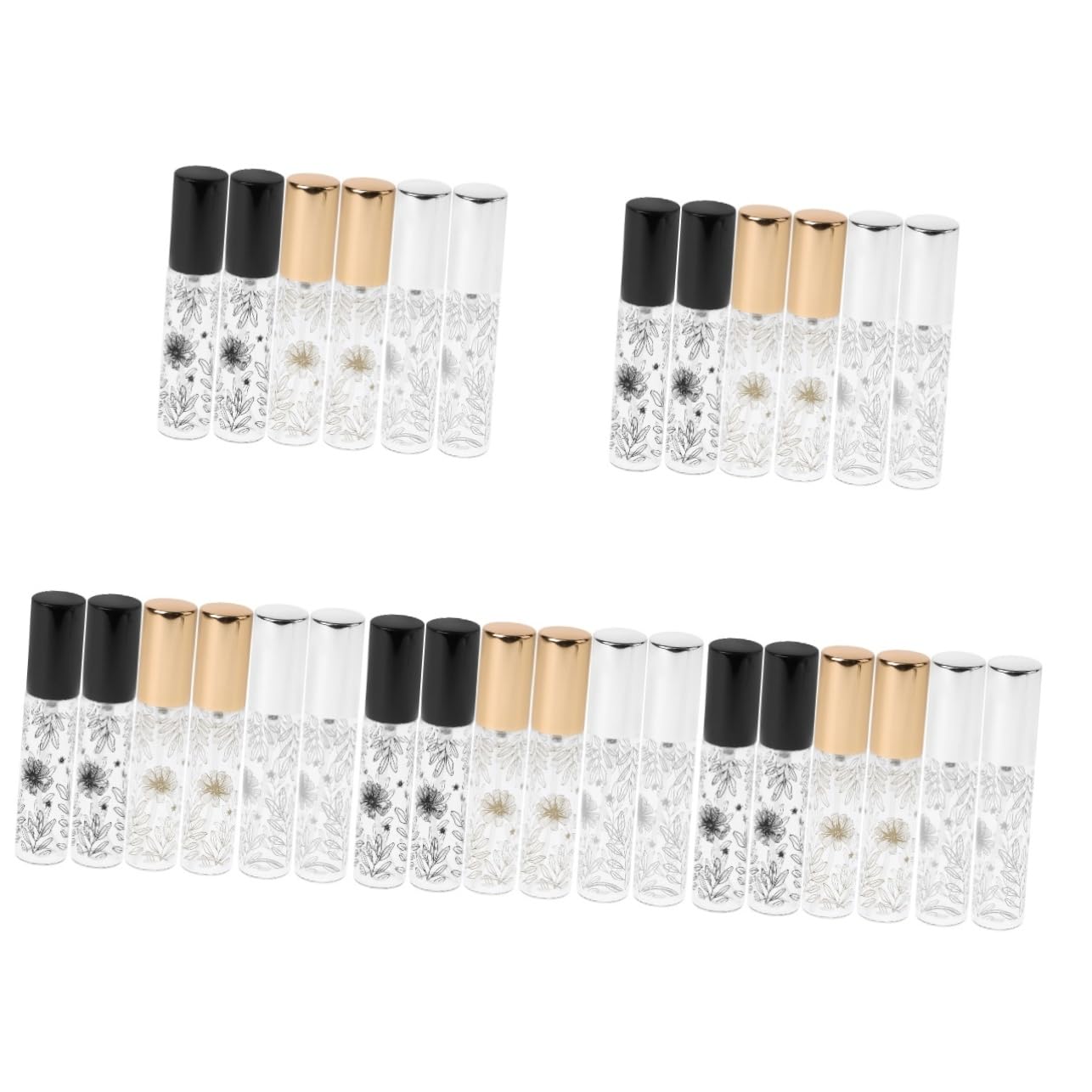 Beavorty 30 Unidades De Botellas De Spray Para Artículos De Tocador Para Viajes Botellas De Viaje Vacías Para Artículos De Tocador Mini Perfume Recargable Portátil Contenedores De Viaje