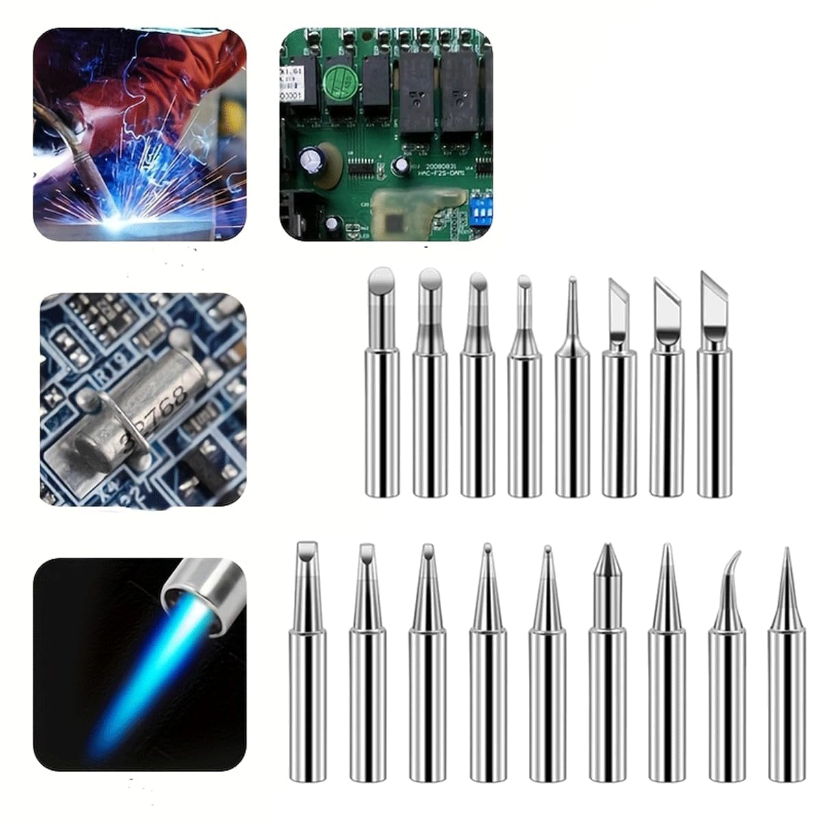 10 Stuks 900M-T-I 900M-T-IS Universele 936 Soldeerbout Tips 10 Stuks 900M-T-I 900M-T-IS Universele 936 Soldeerbout Tips