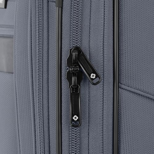 Image of Samsonite Ascella 3.0 Lightweight Softside Luggage Spinner Collection, State /Black, 3-Piece Set (Carry on /Medium /Large), Ascella 3.0 Softside Expandable Luggage With Spinner Wheels
