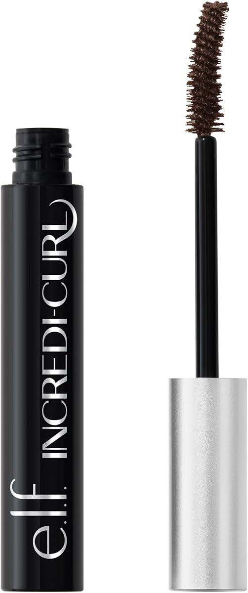 Incredi-Curl Mascara, Volumizing Mascara For A Bold, Lasting, Lifted Curl, Smudge-Resistant Formula, Vegan & Cruelty-Free, Dark Brown