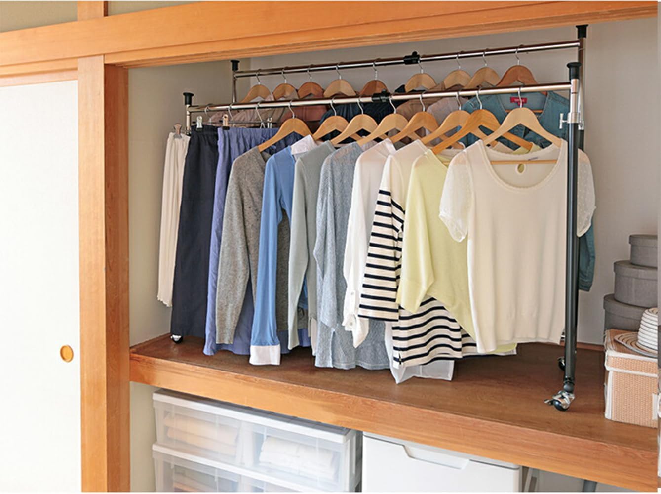 楽天市場】ラック スチールラック メタル 幅120cm ハンガーラック