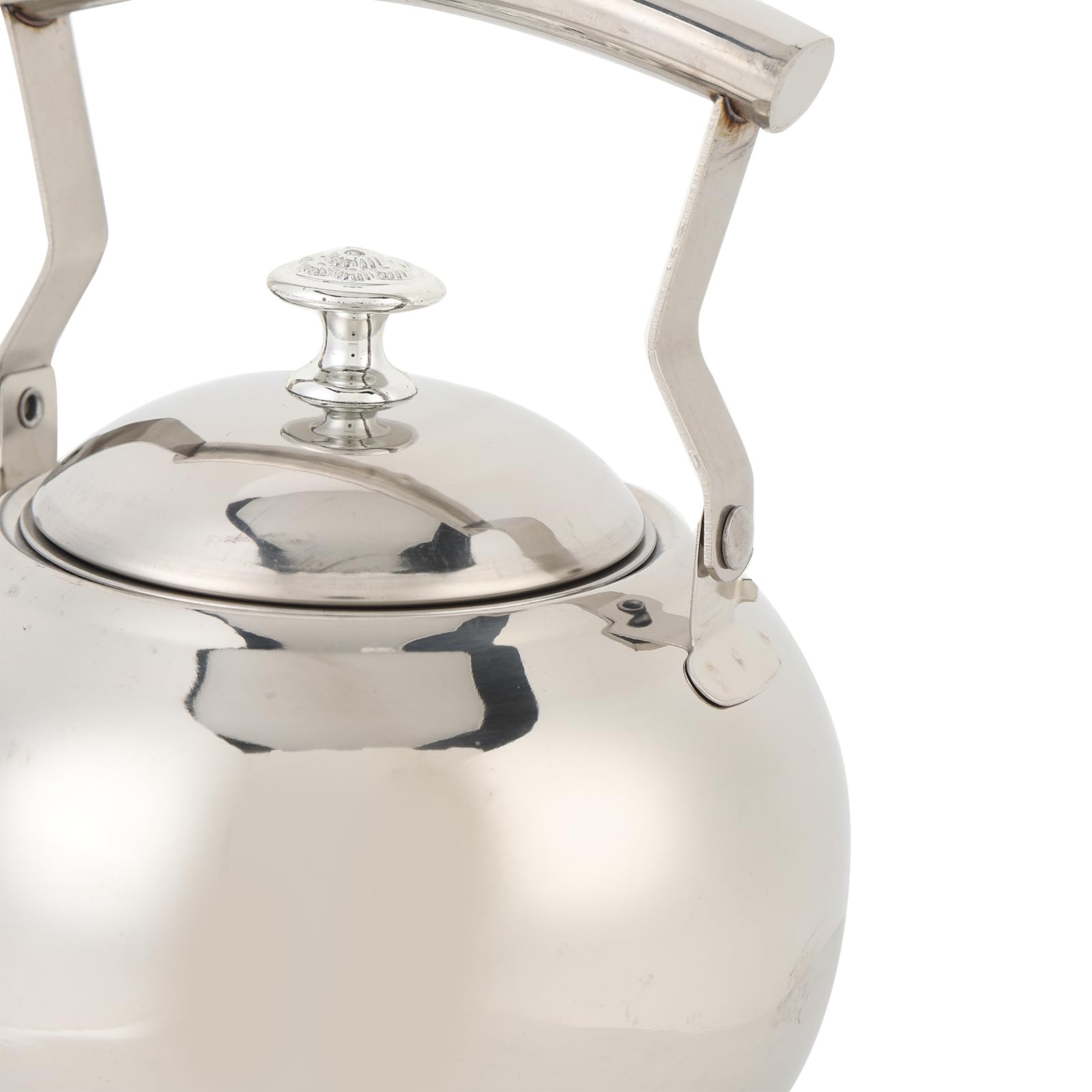 Czajnik ze stali nierdzewnej z filtrem i bezpieczną pokrywą do domu, gwizdek do herbaty do kuchenki gazowej, stal nierdzewna (1,5 l/1500 ml)