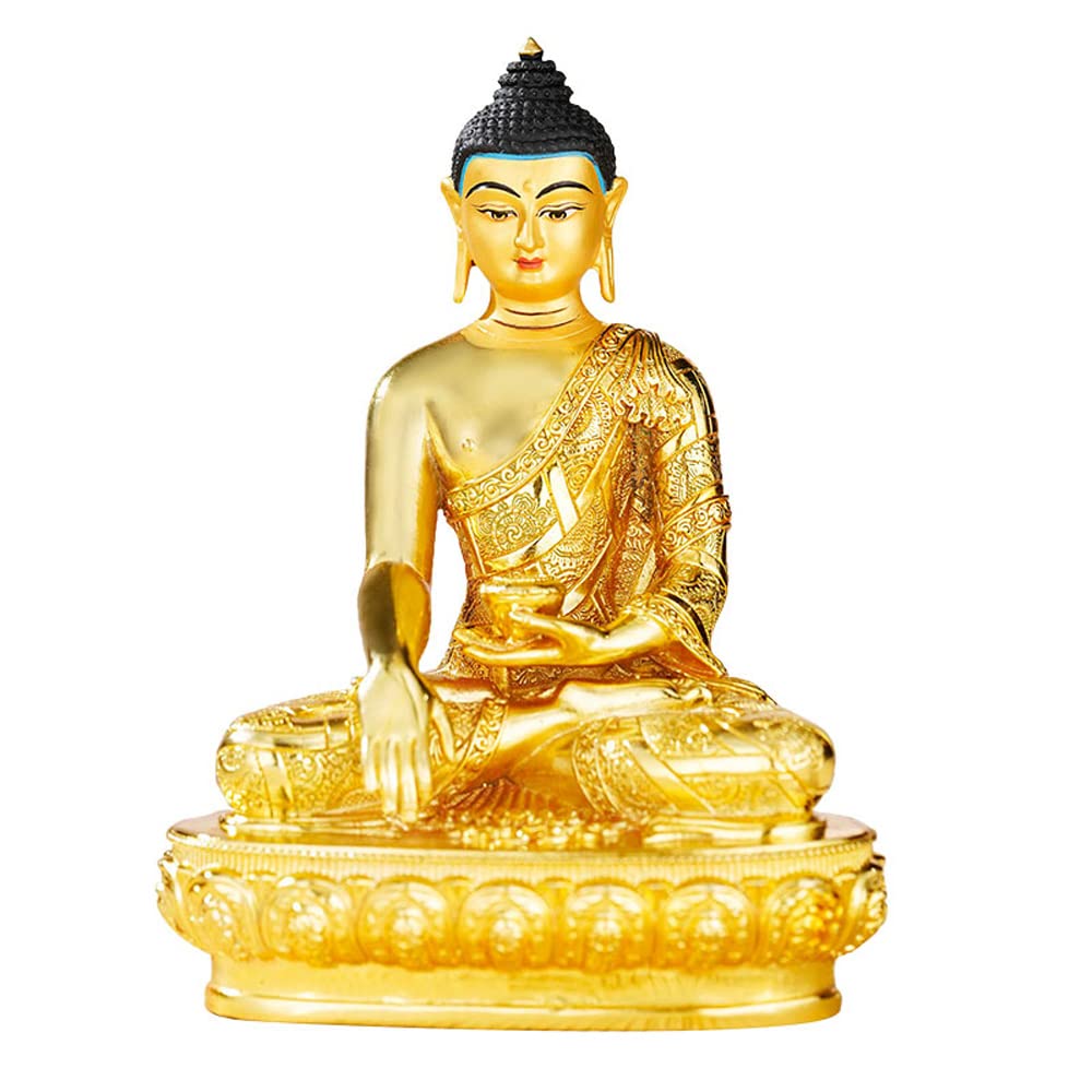 Amazon｜西蔵 （チベット） 仏教【釈迦如来 座像】銅製 高さ16cm 